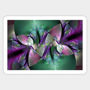 Crystal leaves Sticker